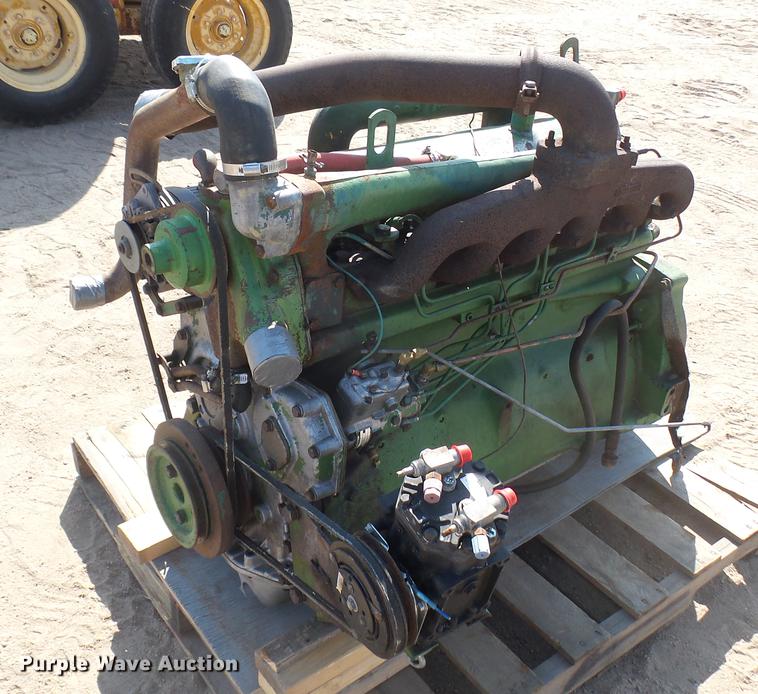 image for item EB9028 John Deere six cylinder diesel engine