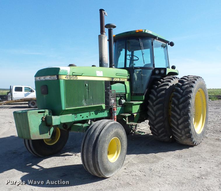 image for item K6405 1989 John Deere 4955 tractor