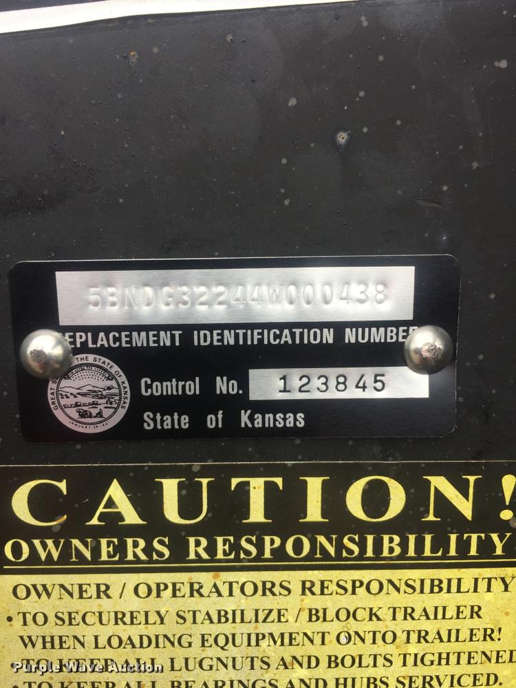 image for item K6413 2004 Pro Trak seed tender trailer