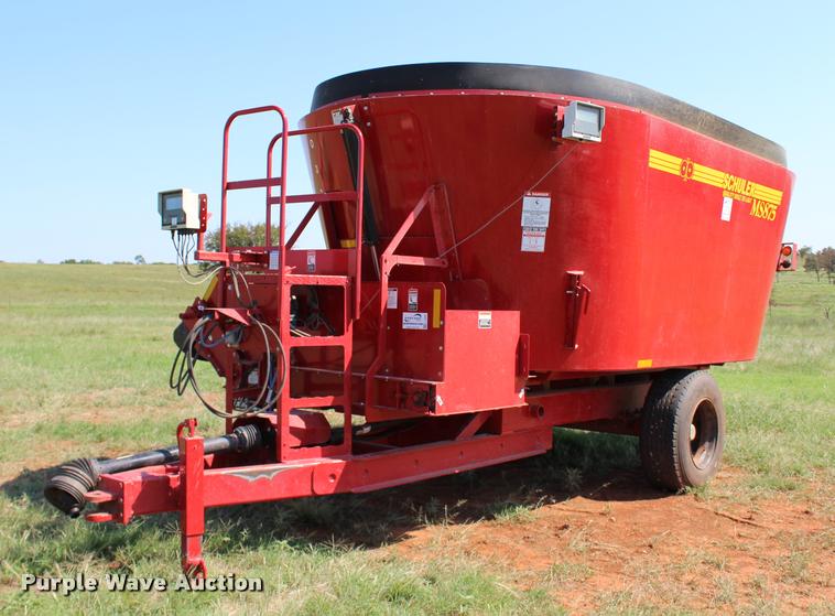 image for item L1959 2015 Schuler MS875 vertical mixer feed wagon