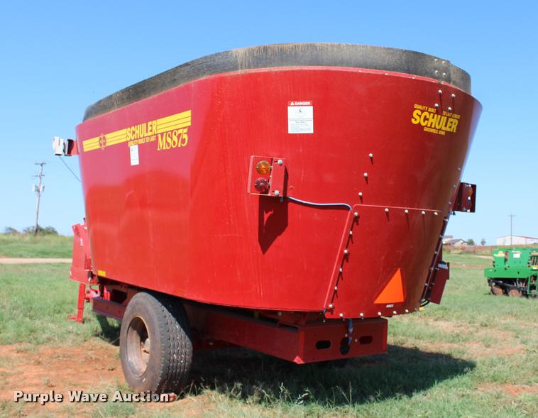 image for item L1959 2015 Schuler MS875 vertical mixer feed wagon