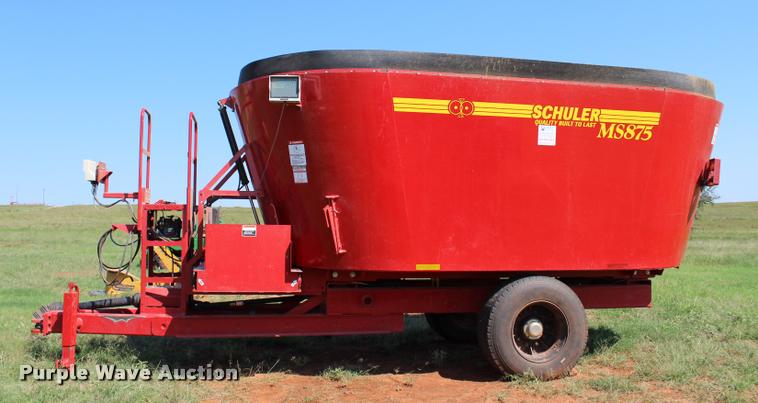 image for item L1959 2015 Schuler MS875 vertical mixer feed wagon