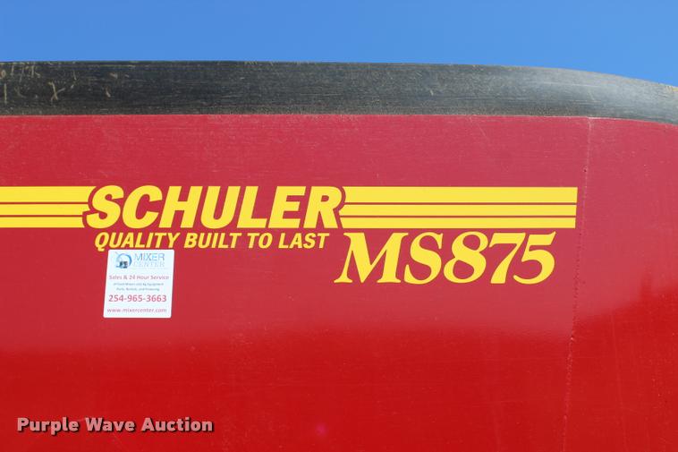 image for item L1959 2015 Schuler MS875 vertical mixer feed wagon