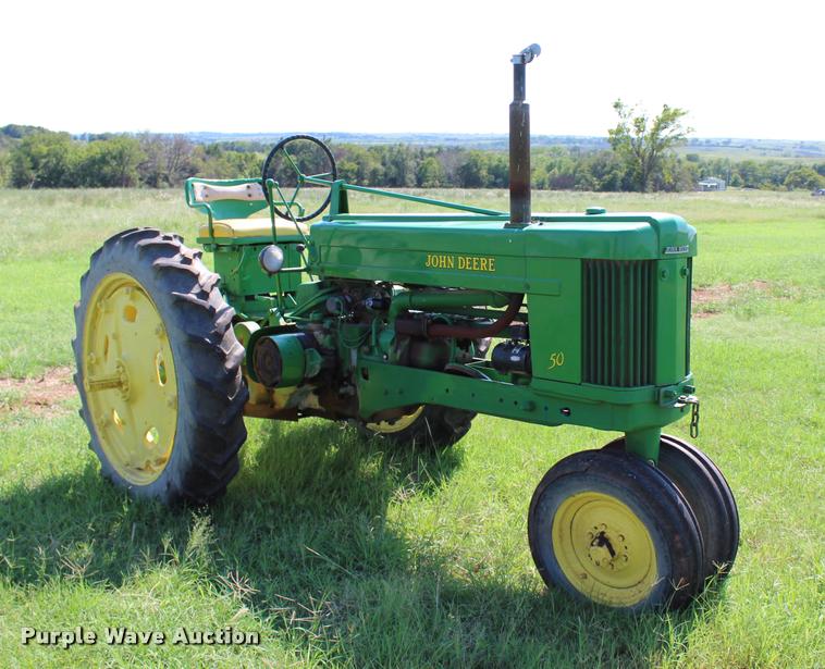 image for item L1961 1953 John Deere 50 tractor
