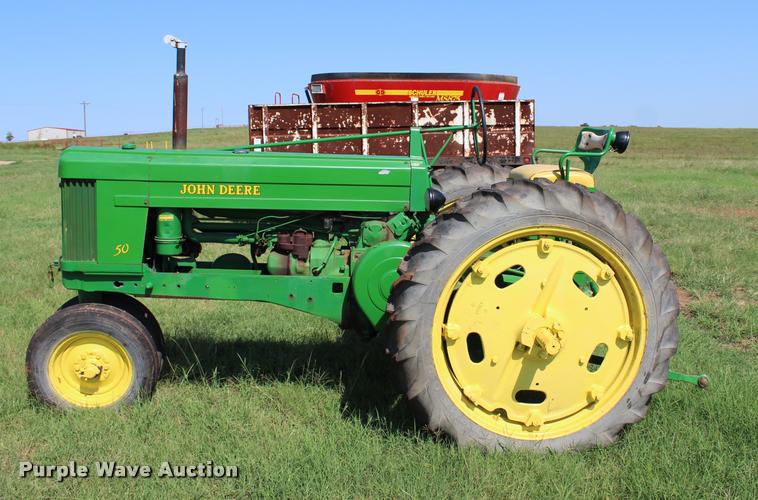 image for item L1961 1953 John Deere 50 tractor