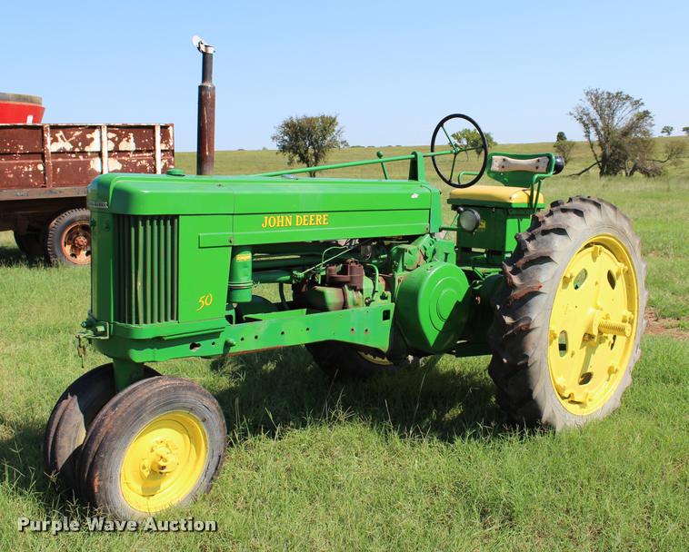 image for item L1961 1953 John Deere 50 tractor