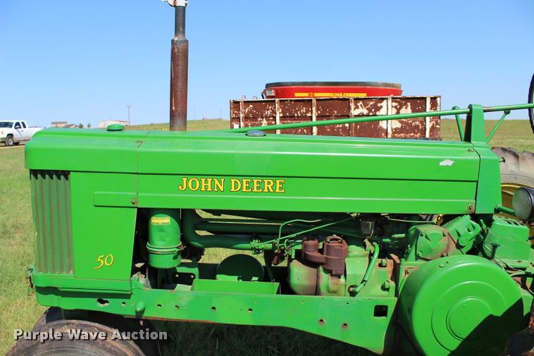 image for item L1961 1953 John Deere 50 tractor