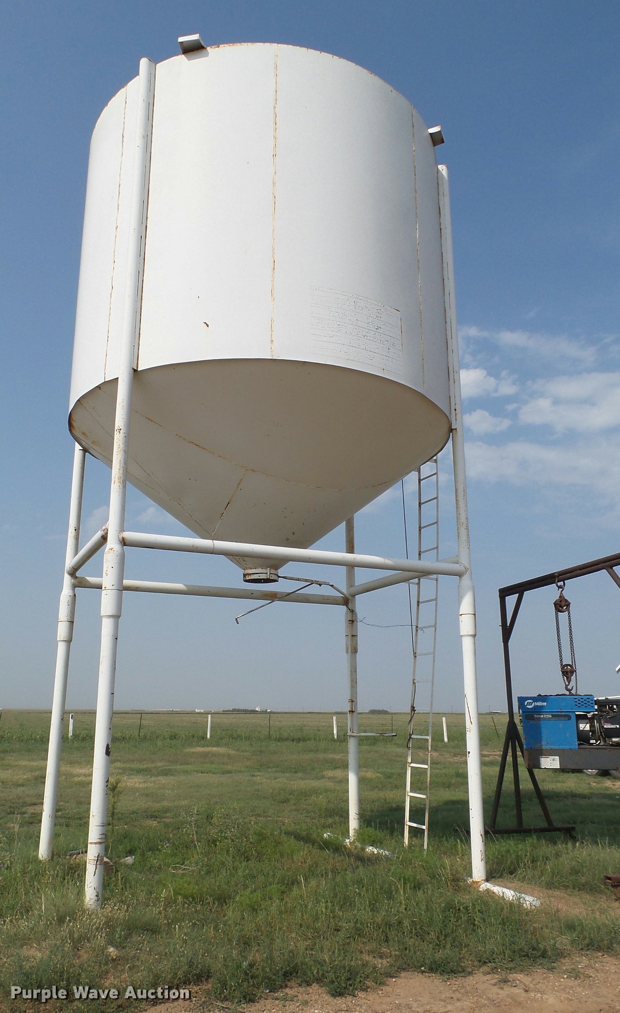 Overhead feed bin in Channing, TX Item DL9055 sold Purple Wave