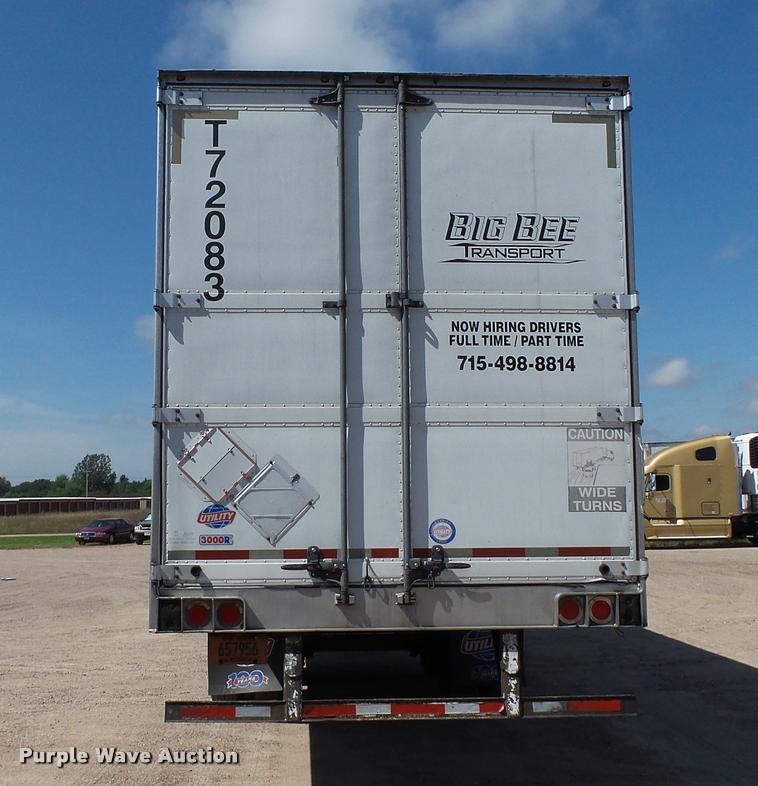 image for item DA1106 2007 Utility 300R refrigerated van trailer