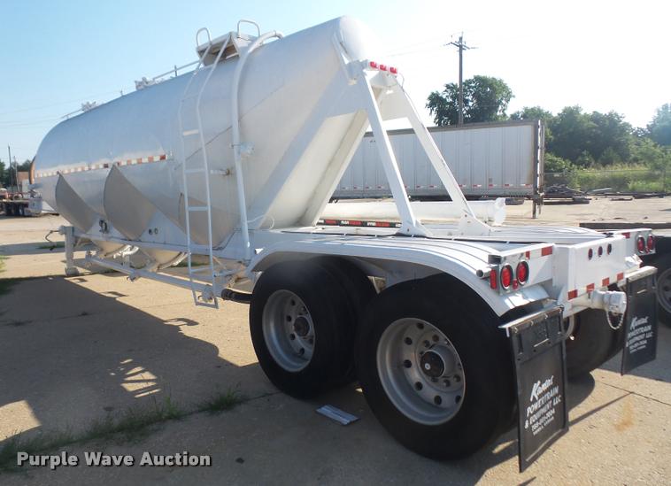 image for item DA1666 1979 Fruehauf HEB-F2-J-985 triple hopper pneumatic dry bulk tank trailer