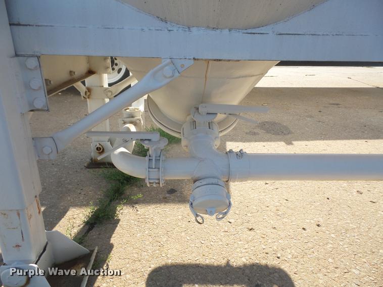 image for item DA1666 1979 Fruehauf HEB-F2-J-985 triple hopper pneumatic dry bulk tank trailer