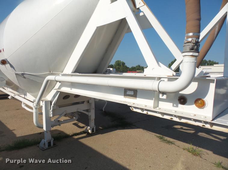 image for item DA1666 1979 Fruehauf HEB-F2-J-985 triple hopper pneumatic dry bulk tank trailer