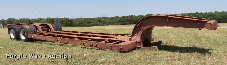 image for item DB4101 1998 Talbert TD-25-RG-RA lowboy equipment trailer
