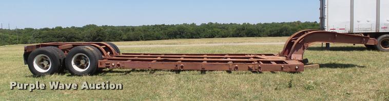 image for item DB4101 1998 Talbert TD-25-RG-RA lowboy equipment trailer
