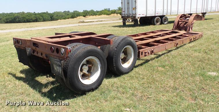 image for item DB4101 1998 Talbert TD-25-RG-RA lowboy equipment trailer