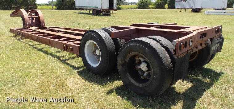 image for item DB4101 1998 Talbert TD-25-RG-RA lowboy equipment trailer