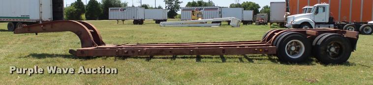 image for item DB4101 1998 Talbert TD-25-RG-RA lowboy equipment trailer