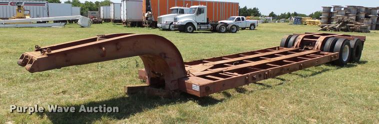 image for item DB4101 1998 Talbert TD-25-RG-RA lowboy equipment trailer