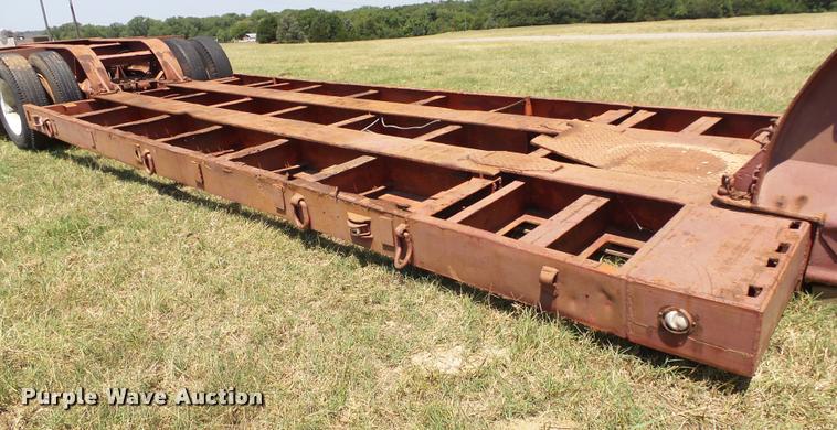 image for item DB4101 1998 Talbert TD-25-RG-RA lowboy equipment trailer