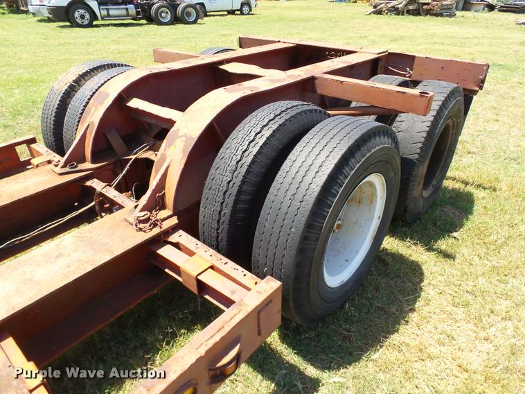 image for item DB4101 1998 Talbert TD-25-RG-RA lowboy equipment trailer