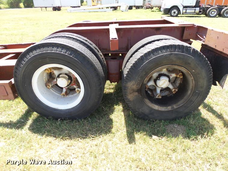 image for item DB4101 1998 Talbert TD-25-RG-RA lowboy equipment trailer