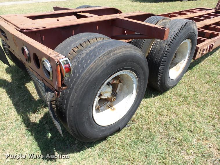 image for item DB4101 1998 Talbert TD-25-RG-RA lowboy equipment trailer