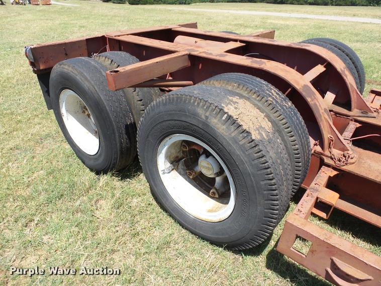 image for item DB4101 1998 Talbert TD-25-RG-RA lowboy equipment trailer