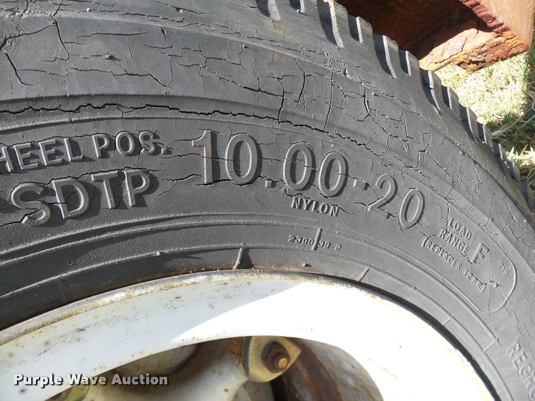 image for item DB4101 1998 Talbert TD-25-RG-RA lowboy equipment trailer