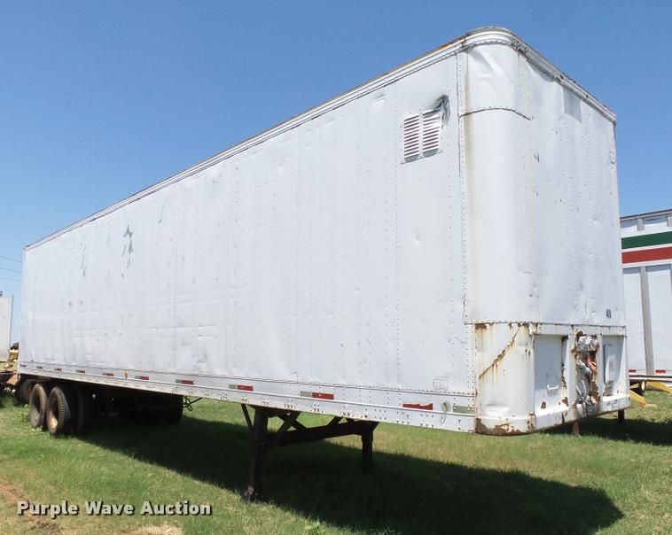 image for item DB4104 1975 Fruehauf FBZ9-F2-40 dry van trailer