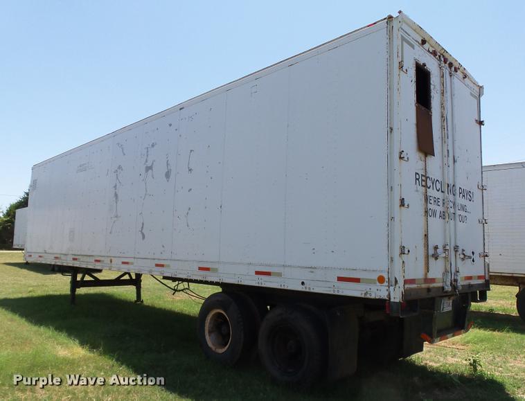 image for item DB4104 1975 Fruehauf FBZ9-F2-40 dry van trailer