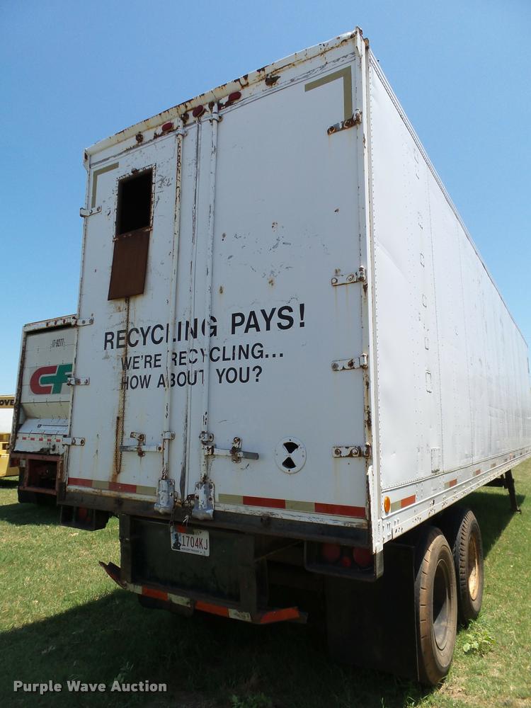 image for item DB4104 1975 Fruehauf FBZ9-F2-40 dry van trailer