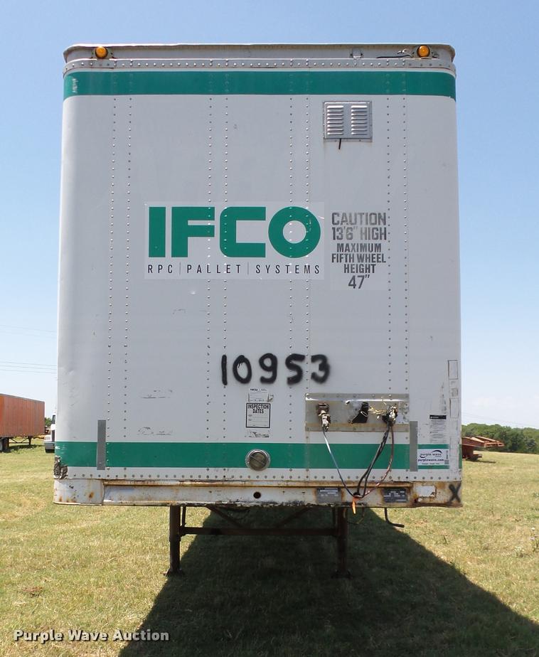 image for item DB4110 1996 Trailmobile G1JA-1RAY dry van trailer