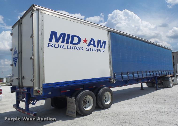 image for item DB5859 2000 Wabash SSI 3310 side curtain trailer