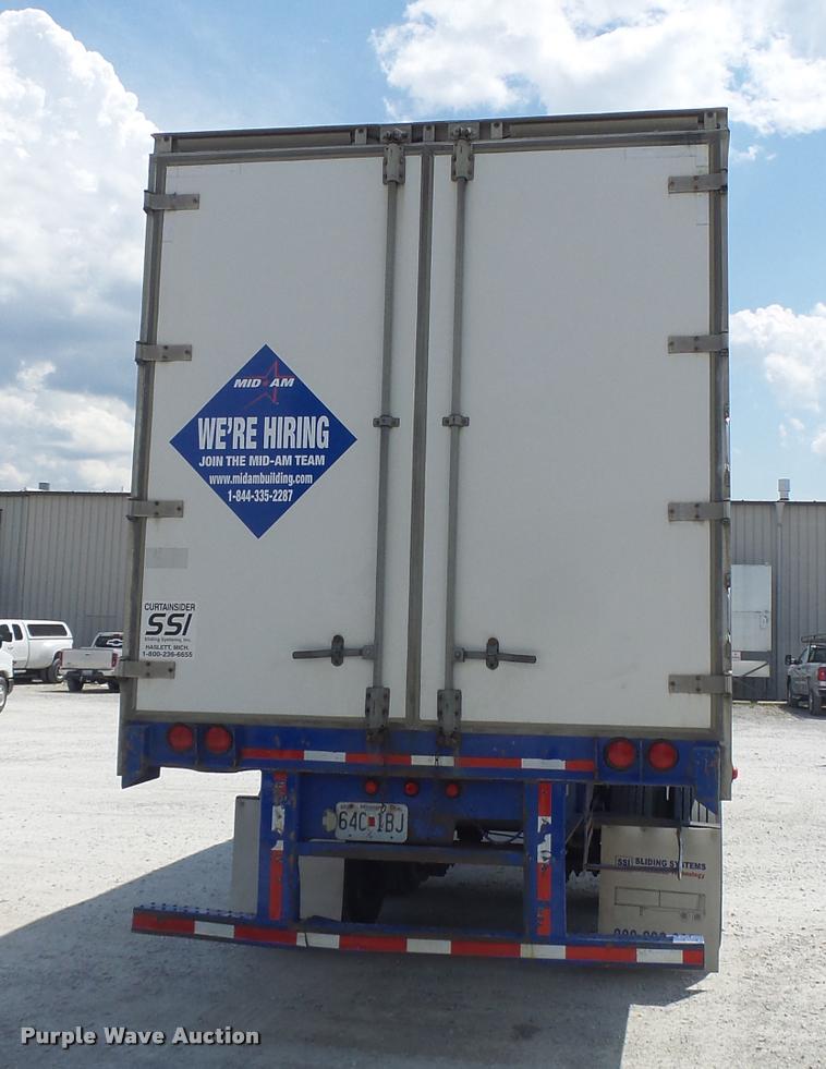 image for item DB5859 2000 Wabash SSI 3310 side curtain trailer