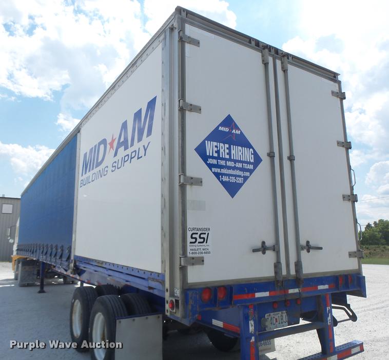 image for item DB5859 2000 Wabash SSI 3310 side curtain trailer