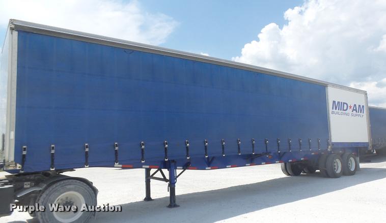 image for item DB5859 2000 Wabash SSI 3310 side curtain trailer