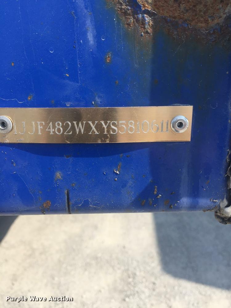 image for item DB5859 2000 Wabash SSI 3310 side curtain trailer