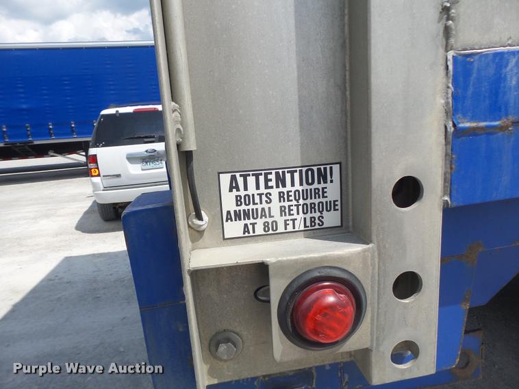 image for item DB5859 2000 Wabash SSI 3310 side curtain trailer