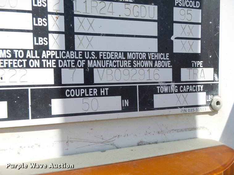 image for item DB5881 1997 Timpte Super Hopper double hopper bottom grain trailer