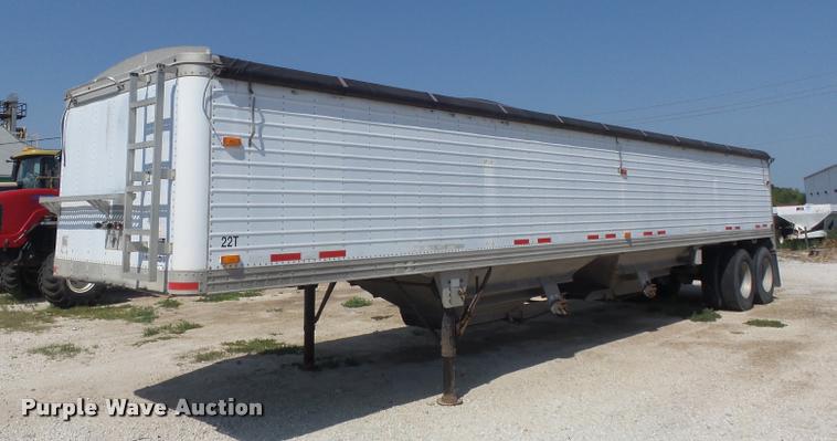 image for item DB6453 1997 Timpte Split Tub double hopper bottom grain trailer