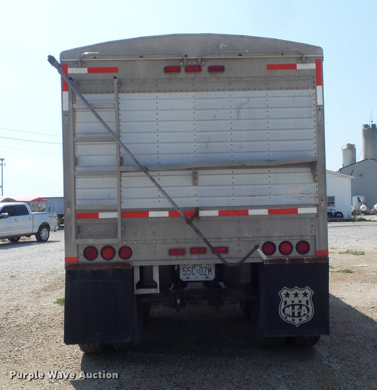 image for item DB6453 1997 Timpte Split Tub double hopper bottom grain trailer