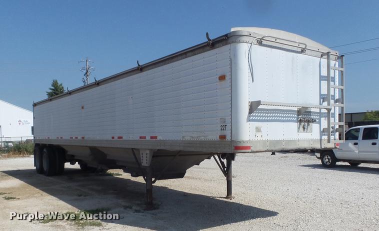 image for item DB6453 1997 Timpte Split Tub double hopper bottom grain trailer