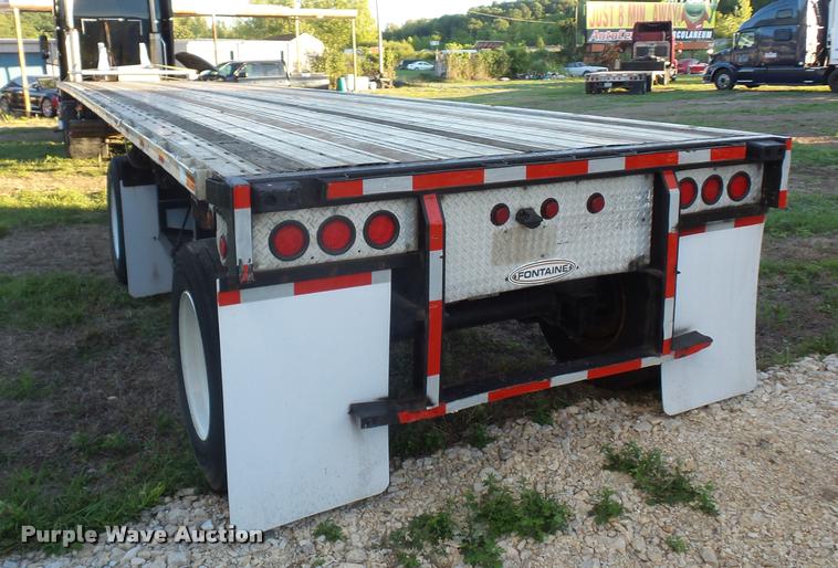 image for item DB6460 2000 Fontaine LFTW-6-8048WSAWK flatbed trailer