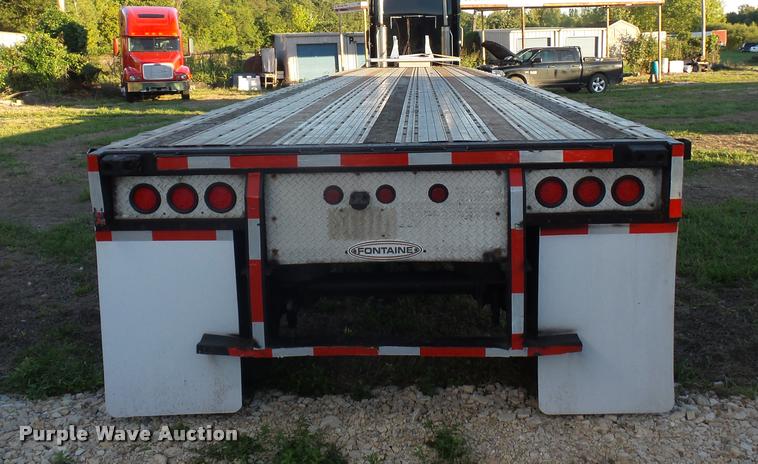 image for item DB6460 2000 Fontaine LFTW-6-8048WSAWK flatbed trailer