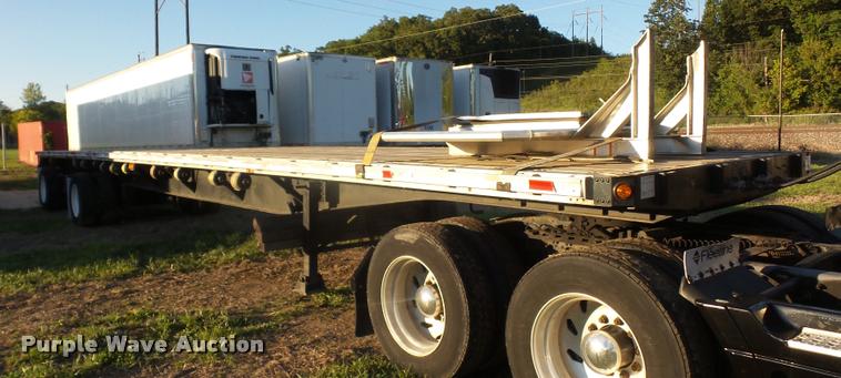 image for item DB6460 2000 Fontaine LFTW-6-8048WSAWK flatbed trailer