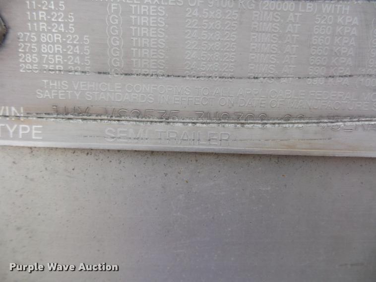 image for item DB6464 2003 Utility 300R refrigerated van trailer