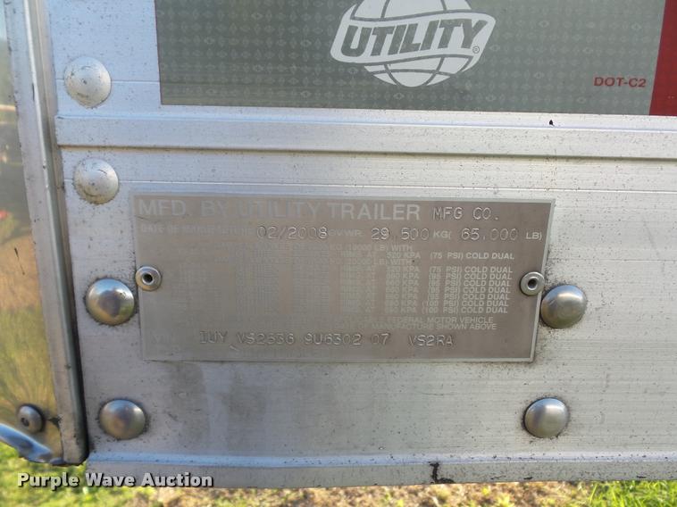 image for item DB6469 2009 Utility 300R refrigerated van trailer