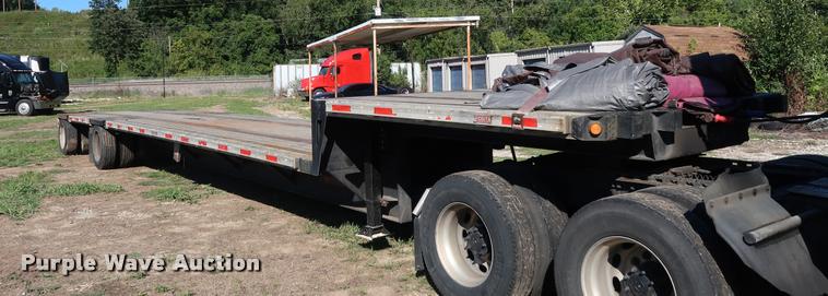 image for item DB6474 2005 Fontaine drop deck trailer