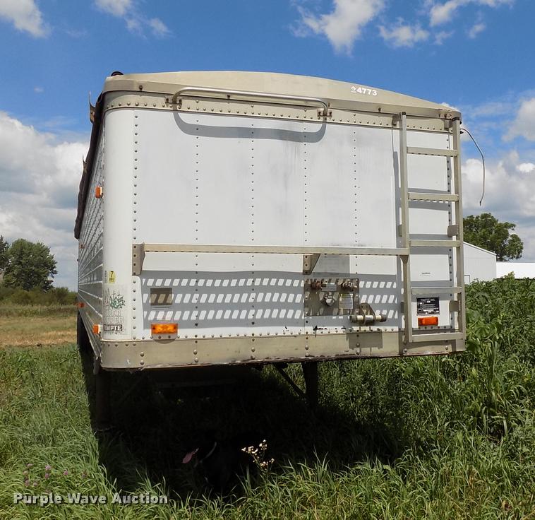 image for item DC4939 1996 Timpte double hopper bottom grain trailer