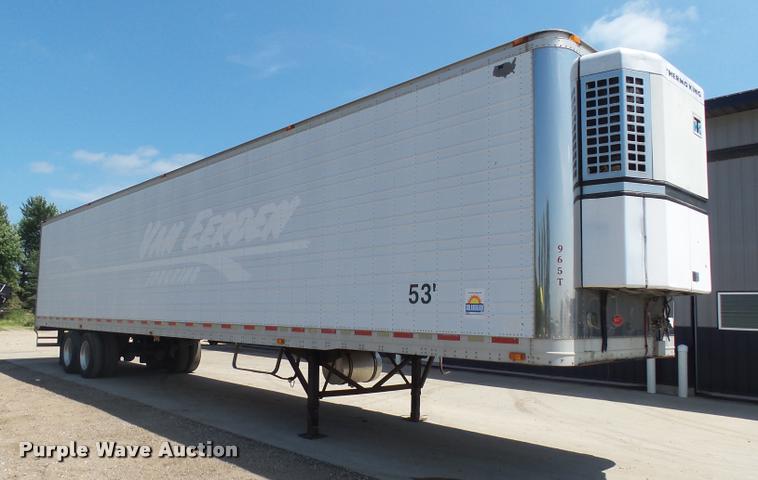 image for item DH9691 1999 Wabash refrigerated van trailer